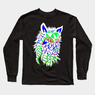 cute wolf ecopop Long Sleeve T-Shirt
